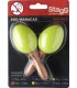 STAGG EGG-MA S/GR - 2PC EGG MARACAS S/20g/VERT