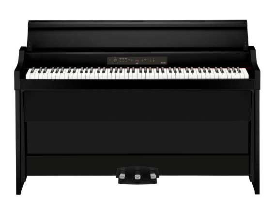 KORG G1B AIR-BK - Piano numérique meuble 88 notes, clavier RH3, système audio amélioré 4x20 W, noir