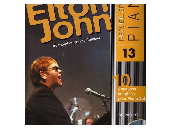 LIBRAIRIE - Elton John : Recueil spécial piano - Ed : Hit Diffusion ( CD fourni )