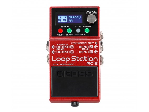 BOSS RC-5 Loop Station - Pédale Looper 13 heures d'enregistrement, USB 2