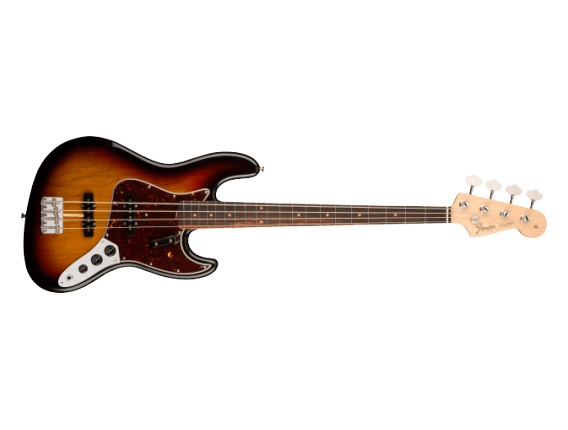 FENDER 0190130800 - American Original '60s Jazz Bass - 3-Color Sunburst (Coffre inclu)