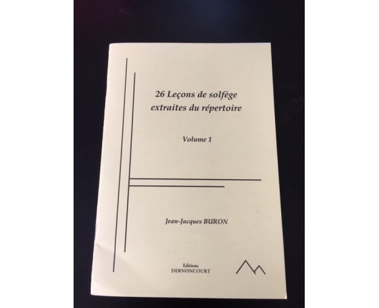 68 Lecons De Solfege Version Eleve Jean Jacques Buron Ed Dernoncourt Rockamusic