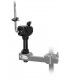 MAPEX TH687SEB - Bras de Tom Simple (Saturn, Armory, Mars), court, inclinable en continu, noir