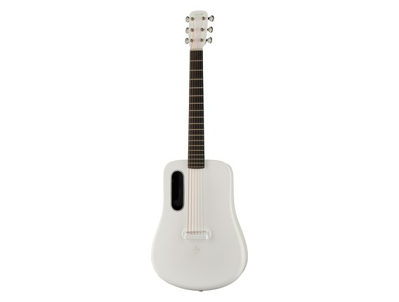 LAVA LA-0009 - Lava ME 2 WH Freeboost - Guitare électro-acoustique moulée, Super airsonic fibre de carbone, Finition : Blanc