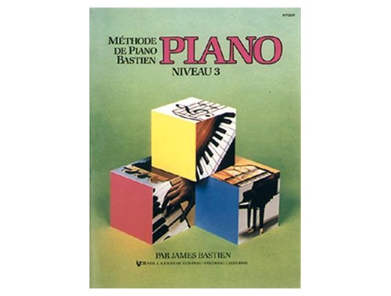 Méthode de piano Bastien - Piano Vol 3