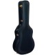 ROCKCASE - RC 10719 BCT/ SB - RockCase - Deluxe Line - Acoustic Guitar Hardshell Case, curved, arched Lid - Black Tolex