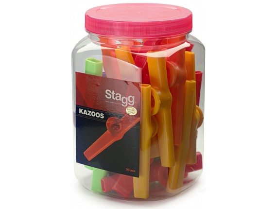 STAGG Kazoo plastique, différentes couleurs