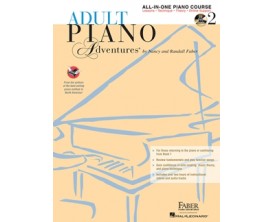 LIBRAIRIE - Adult Piano Adventures All-in-One Book 2 + CD - Faber - Ed : Faber