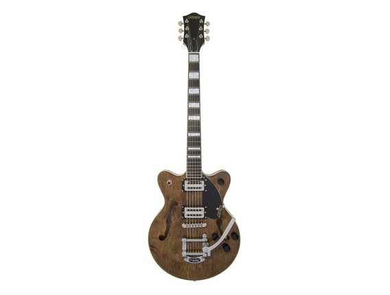 GRETSCH G2655T WS - Hollowbody série Streamliner, Center Block, Vibrato Bigsby, Double cutaway, Junior, Walnut Stain.