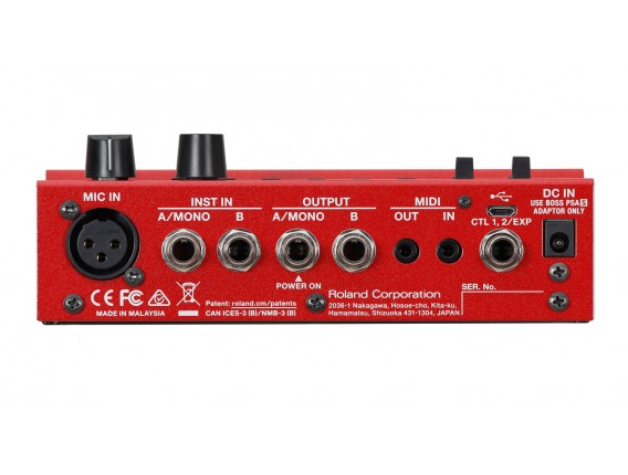 BOSS RC-500 - Loop station deux pistes évoluées avec une qualité de son haut de gamme, des effets Loop FX, 99 mémoires de phrase