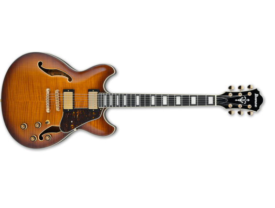 IBANEZ AS93FM-VLS - Guitare demi-caisse , série Artcore, corps érable flammé, Violon Sunburst