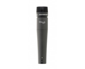 STAGG SDM70 - Microphone dynamique cardioïde multifonction, modèle professionnel, cellule DC18