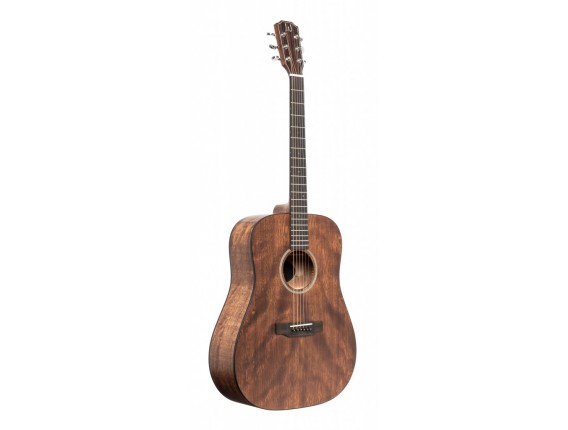 J.N. GUITARS DOV-D - Guitare acoustique dreadnought avec table en acajou massif, série Dovern