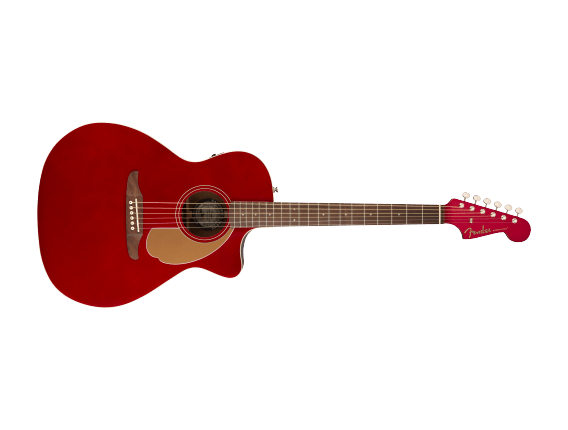 FENDER 0970743009 - Guitare électro acoustic Newporter Player - WL - Candy Apple Red