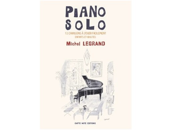 LIBRAIRIE - Piano solos 10 chansons faciles à jouer Vol 2 - Répertoire classique françai - Ed: Capte note (copie)