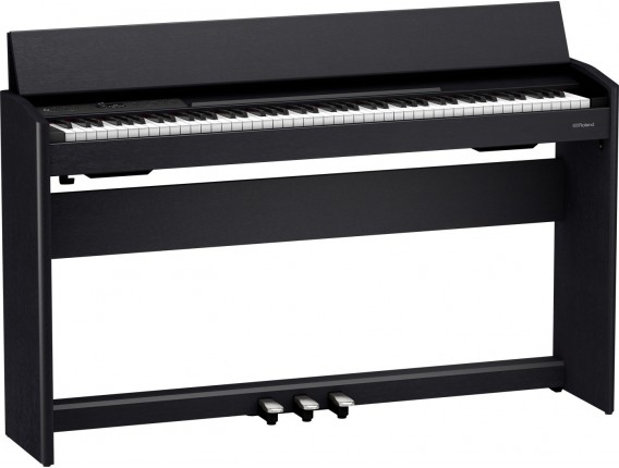 ROLAND F701-CB - Piano meuble digitale, 88 notes, Toucher lesté, Noir