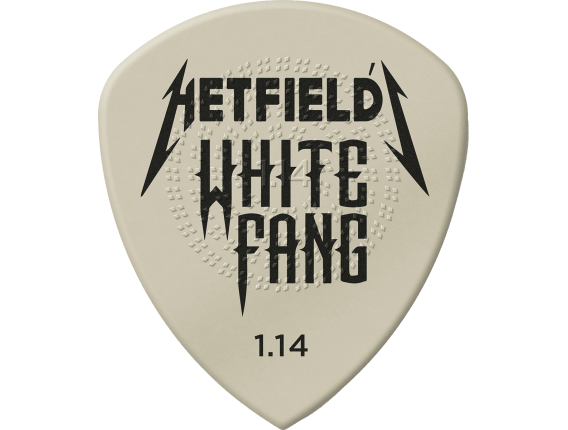 DUNLOP PH122P114 - Hetfield's White Fang - Player's Pack de 6, 1,14mm