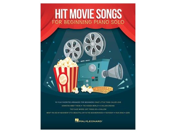 Hit Movie Songs - HL00338186 - Beginning Piano Solo Songbook