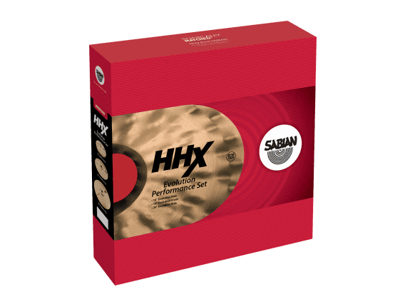 SABIAN - HHX 15005XEBP Set harmonique - Evolution 14"-16"-20"+ 18" FREE
