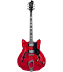 HAGSTROM - HSVIK04 - Guitare électrique, Viking, Transparent Cherry