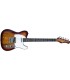 MICHAEL KELLY 53OP Tobaccoburst - Guitare électrique type télécaster. Corps en Sungkai, manche Erable.