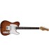 MICHAEL KELLY 1955 Caramel Burst. Guitare électrique type télécaster. Corps swamp ash avec top érable.