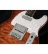 MICHAEL KELLY 1955 Caramel Burst. Guitare électrique type télécaster. Corps swamp ash avec top érable.