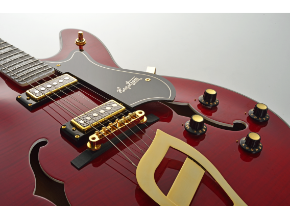 HAGSTROM - HSVIK6704 - Guitare électrique, 67' Viking, Wild Cherry Transparent