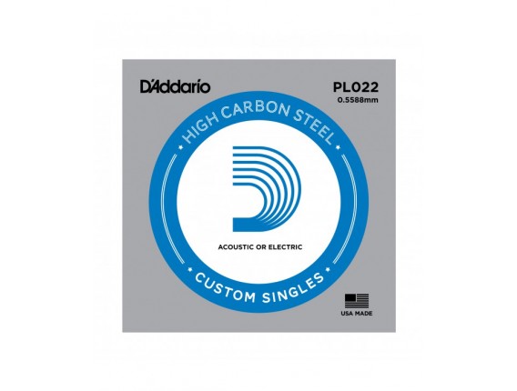 D'ADDARIO PL022 022 ACIER PLEIN