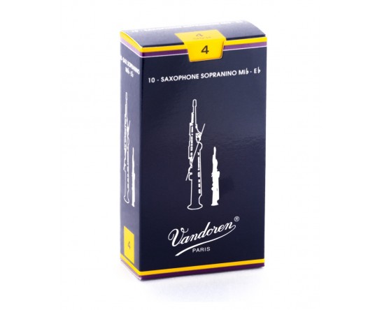 Anches Saxophone Ténor Vandoren SR222-5 - Force 2 - Son Pur Et Flexible - Paquet De 5 - Tous Styles Musicaux