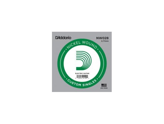 D'ADDARIO NW028 028 FILE ROND NICKEL