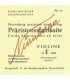 NUERNBERG Nr11 / 631950 - Jeu de cordes Violon 4/4