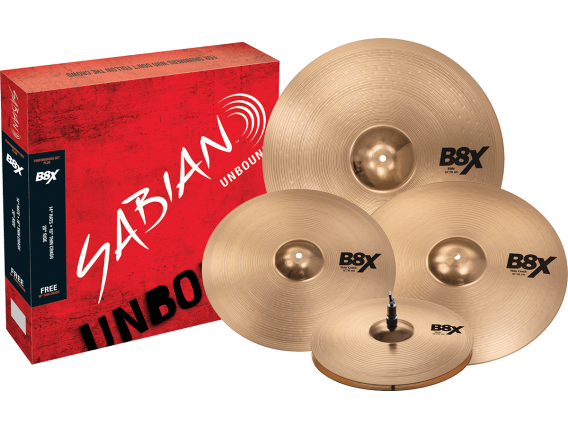 SABIAN - B8X - 45003XG Set harmonique - Promo 14"-16"-20" + crash 18" offerte
