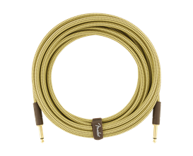 FENDER 0990820081 - Deluxe Series Instrument Cable, Straight/Straight, 18.6', Tweed