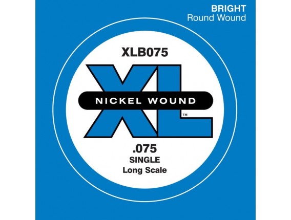 D'ADDARIO XLB075 075 XL BASSE NICKEL LONG