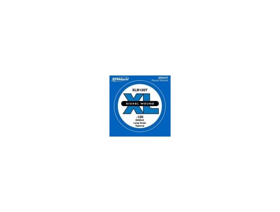 D'ADDARIO XLB120T 120 XL BASSE NICKEL LONG TAPER