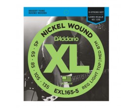 D'ADDARIO EXL165-5 BASSE 5C 45-135 LONG SCALE