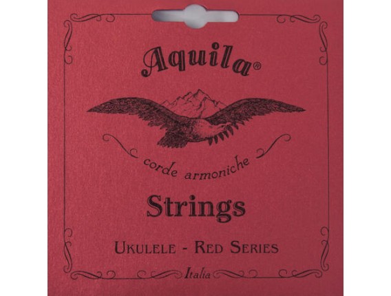 AQUILA - AQ U RS 85U - Red Series, Ukulele String Set - Concert, GCEA Tuning (High-G)