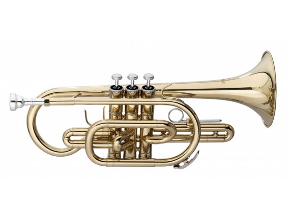 STAGG - Cornet en Sib, perce ML, corps en laiton