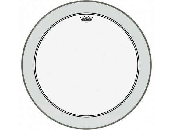 REMO - P3-1326-C2 - Peau Powerstroke 3 transparente de 26" pour grosse caisse