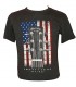 T-SHIRT - 18CM0132L |Martin SPA T-shirt American Flag charcoal - size L