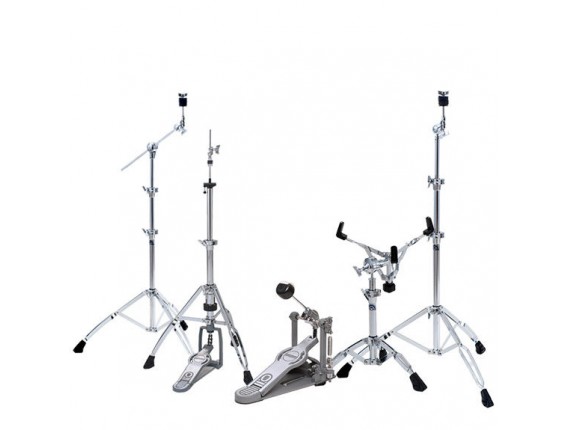 LUDWIG LASPACK - Pack hardware Atlas standard, Double embase, Finition Chrome