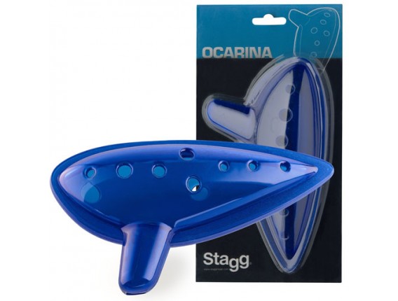 STAGG - OCA-PL BL - Ocarina en plastique bleu