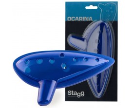 STAGG - OCA-PL BL - Ocarina en plastique bleu