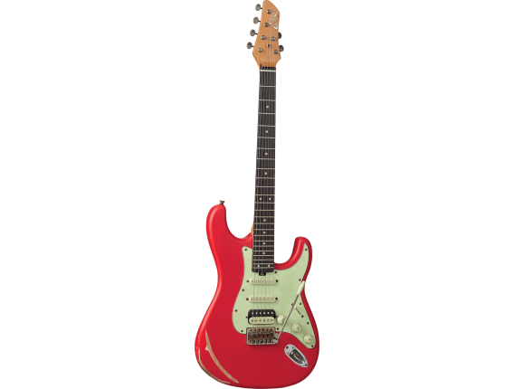 EKO - AIRE-RELIC-RED Relic - Type Strat Aire Relic Fiesta Red