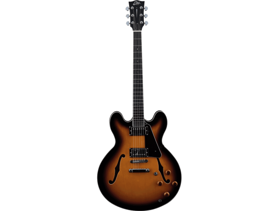 EKO - SA350 Hollowbody - Tribute double cut Sunburst