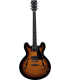 EKO - SA350 Hollowbody - Tribute double cut Sunburst