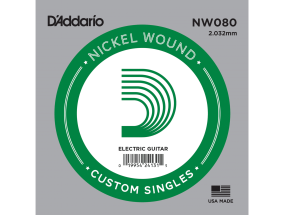 D'ADDARIO NW080 CORDE NICKEL WOUND 080