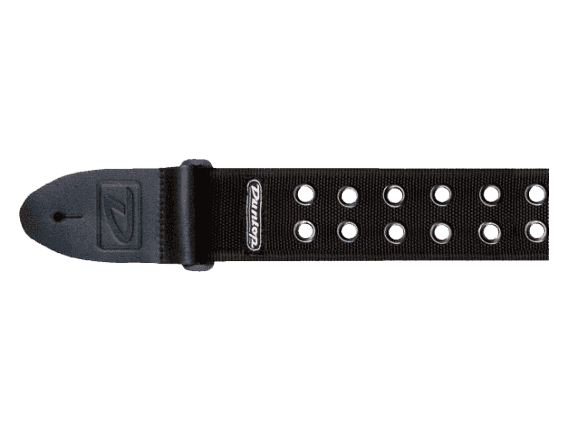 DUNLOP D38-19BK STRAP NOIR A OEILLETS