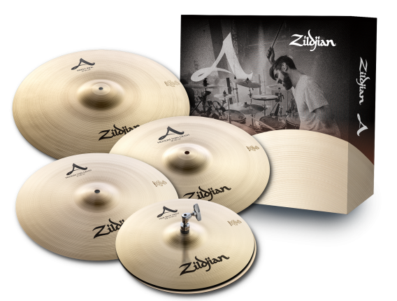 ZILDJIAN - Cymbal set, A Zildjian, A391 cymbal pack, 14H/16+18Cr/21R